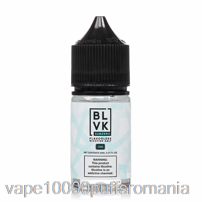 Vape Romania Sub Zero - Blvk Sare - 30ml 25mg